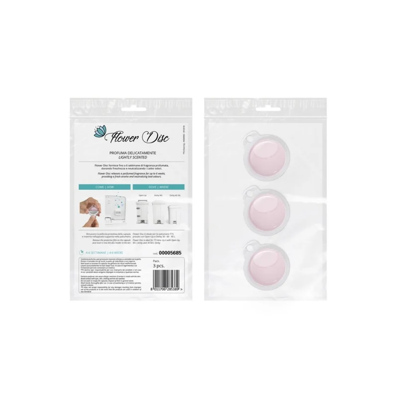Disque parfumé pour poubelles "Flower Disc" 3 pcs - TTS