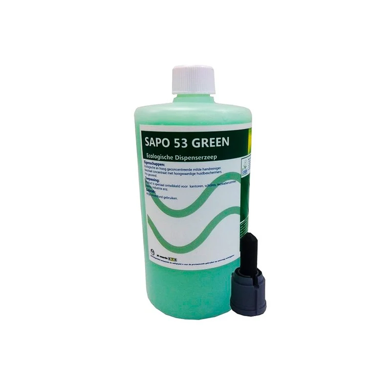 Savon mains écologique SAPO 53 GREEN 1L (6pc)