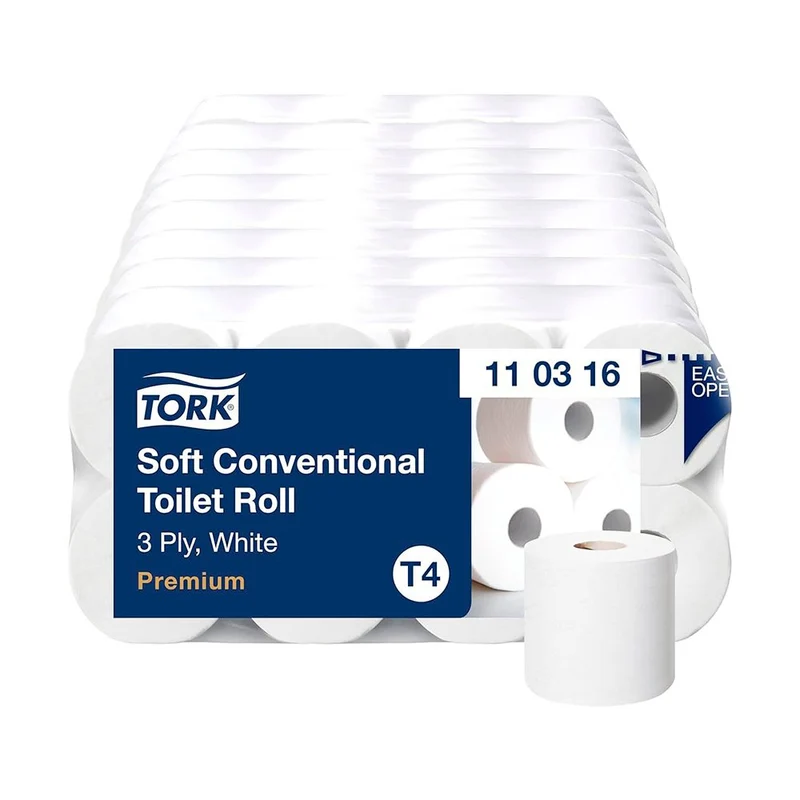 Papier toilette Tork T4 premium 3 plis blanc (72Rlx)
