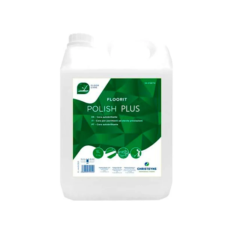 FLOORIT Polish Plus Nettoyant et polish pour sols brillants et protégés (5L)