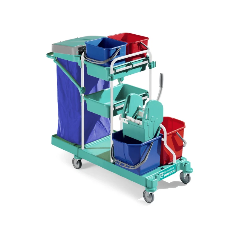 Chariot de nettoyage TTS Green 150 avec presse
