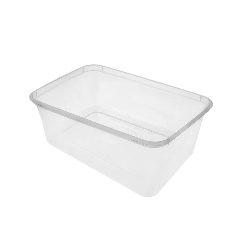 Raviers transparents PP ultra-rigides avec couvercles (500 pièces)