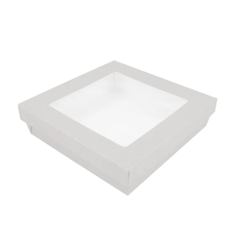 Boîte à salade blanche + couvercle 1000ml (200PC)