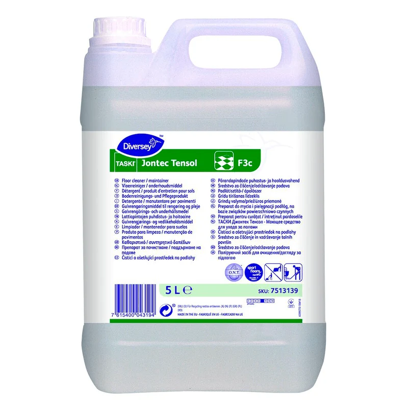 TASKI Jontec Tensol - Détergent pour sols concentré (5L)