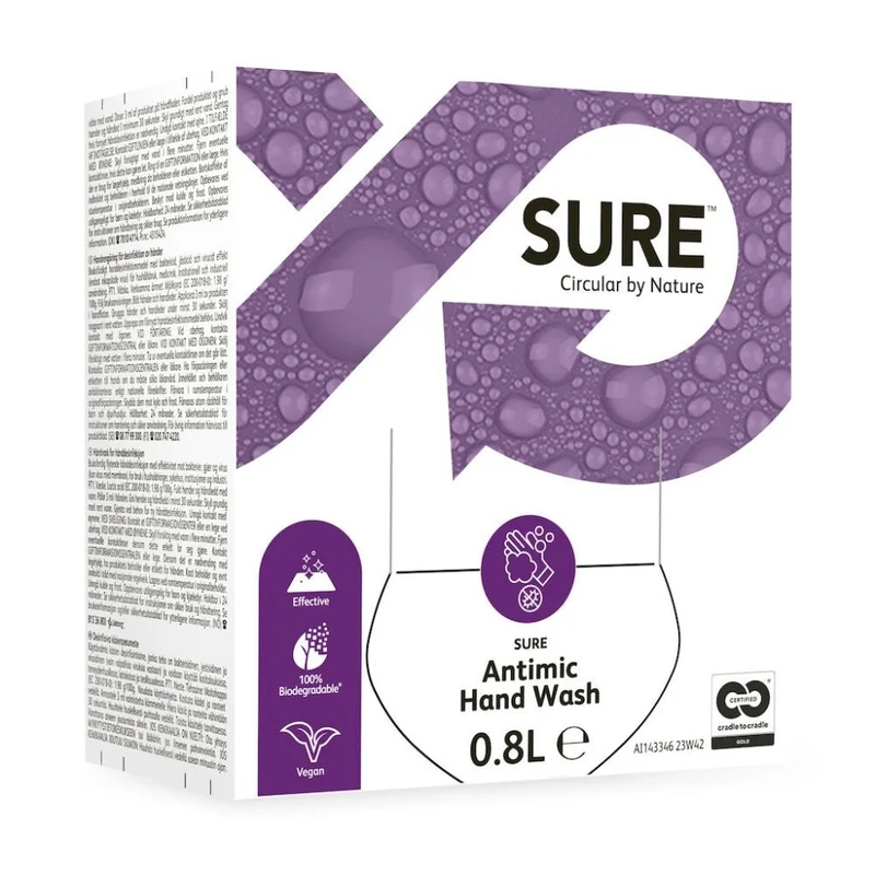 SURE Antimic Hand Wash - Savon antimicrobien pour les mains (6x800ml)