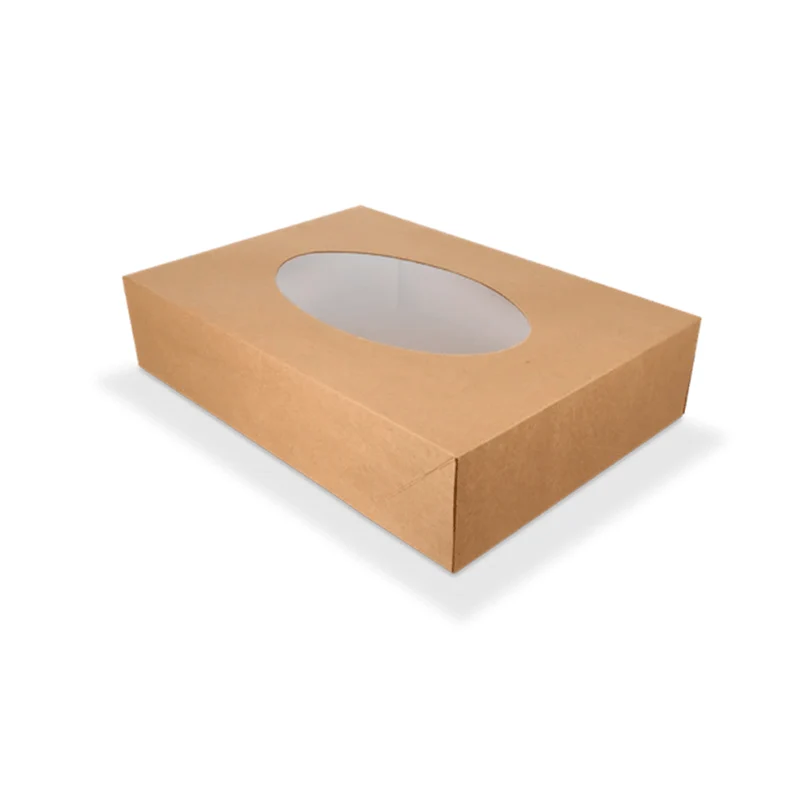 Boîte traiteur bio + couvercle 36x25x8cm (10PCS)