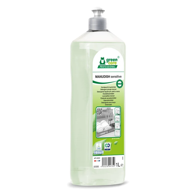 Liquide vaisselle écologique 1L - Green Care MANUDISH sensitive