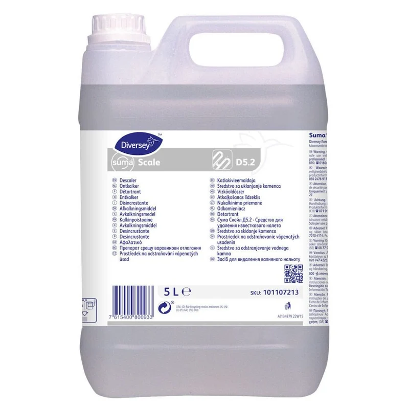Détartrant à usage périodique Suma Scale D5.2 (2x5L)