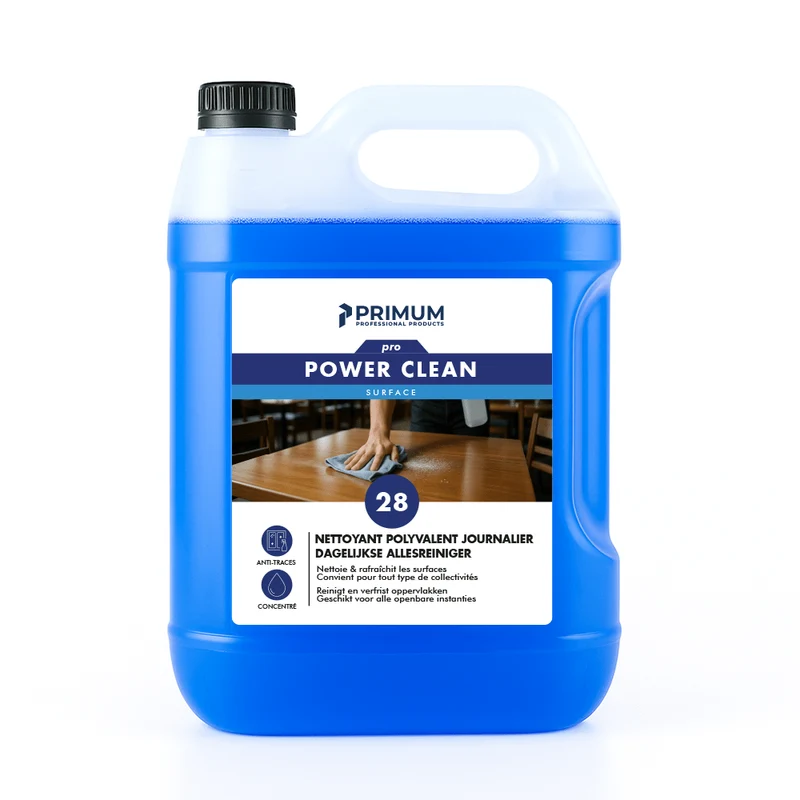 Nettoyant multi surfaces sans traces 5L - PRIMUM 28 POWER CLEAN