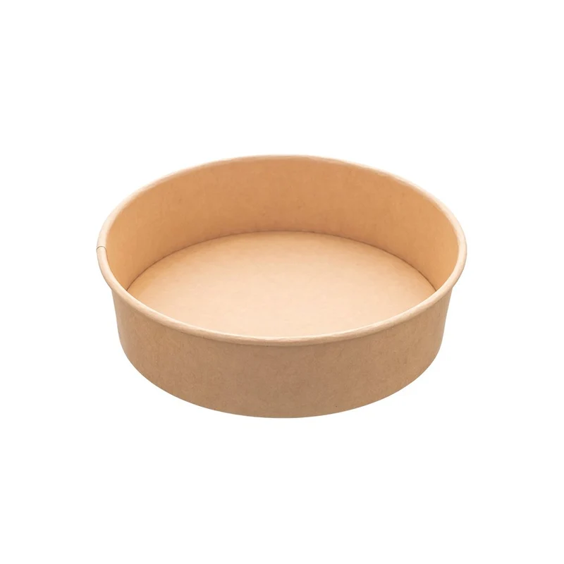 Kraft salad bowl (750ml) sans couvercles - 300 pcs