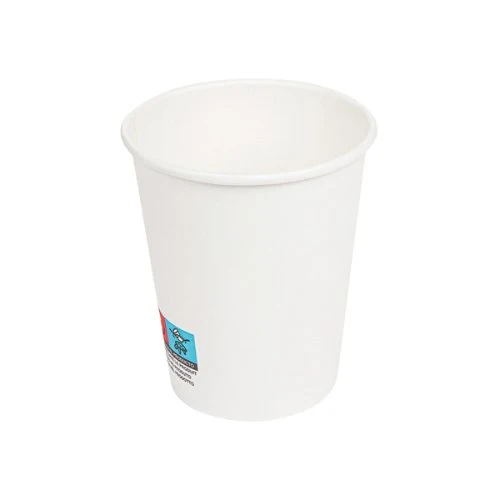 Gobelets à café en kraft blanc 240 ml - 100pc