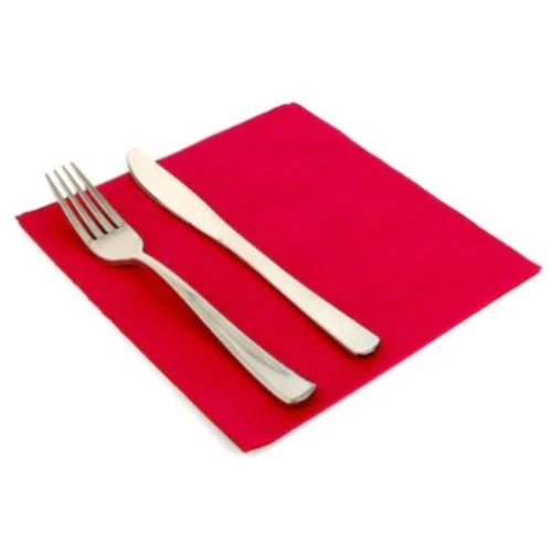 Serviettes de table 33x33cm rouges - 2000 pcs