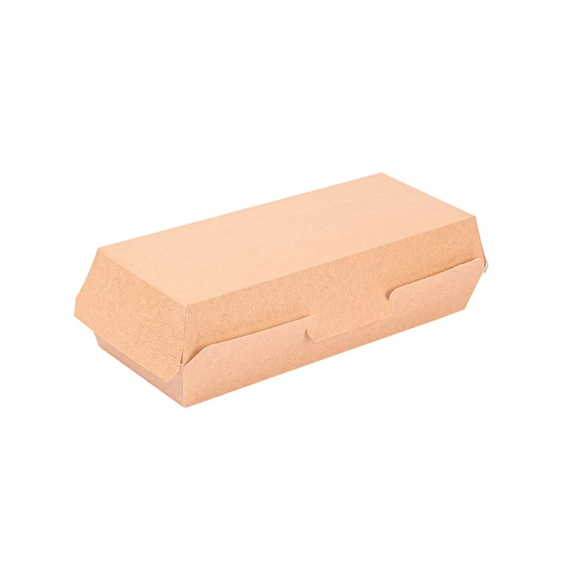 Boîtes "panini" naturel nano-micro 26,5x12x7cm (50pc)