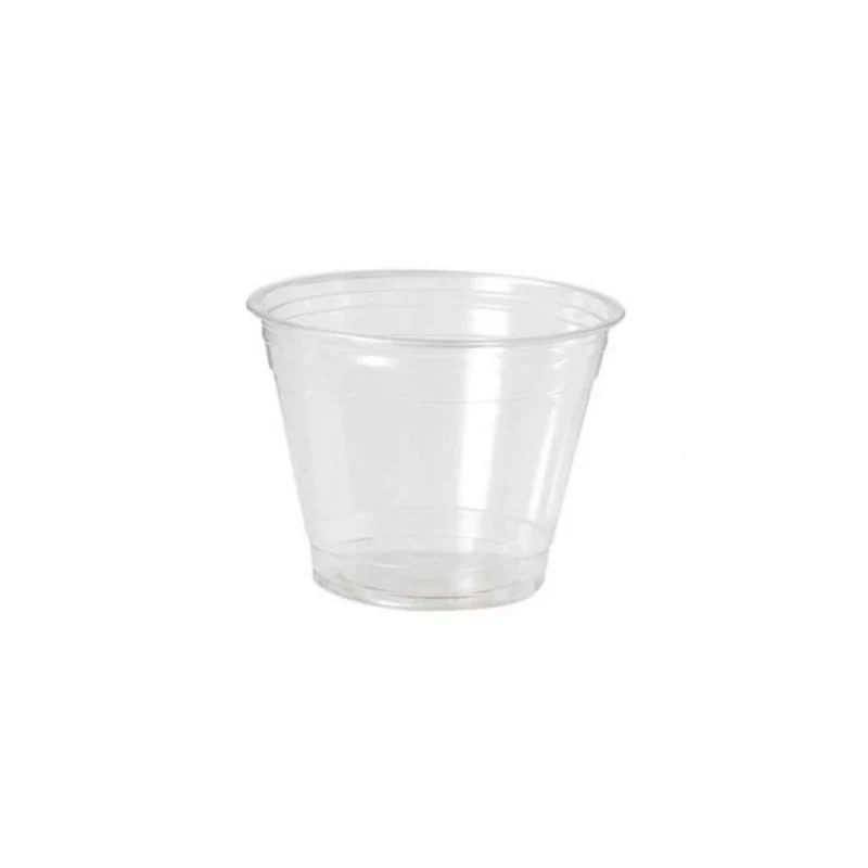 Pots à dessert transparents 266ml + couvercles (100pc)