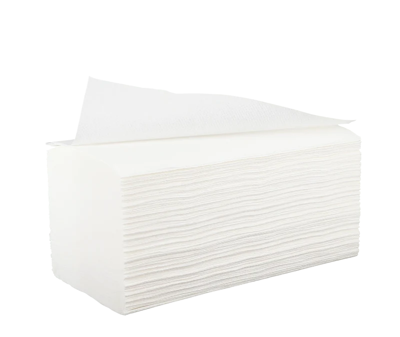 ESSUIE-MAINS PLIÉS EN V TECHLINE BLANC 20.6X21.5CM 200 FORMATS 2 PLIS ECOLABEL X20