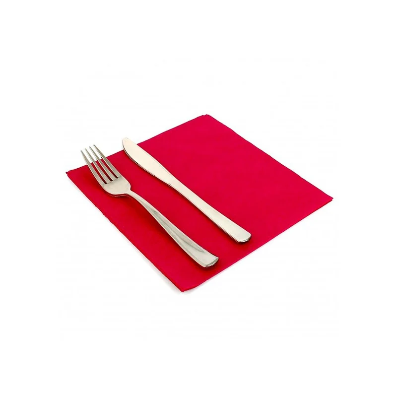 Serviettes de table en ouate 2 plis 33x33cm 1/4 - 2000Pc
