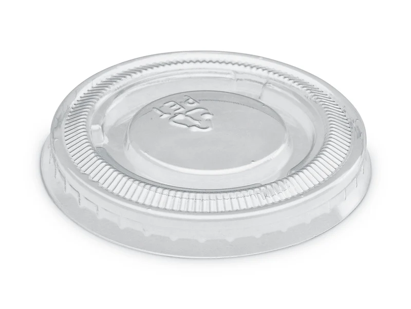 COUVERCLE PLASTIQUE APET TRANSPARENT POUR POT DELIPACK Ø46MM X5000