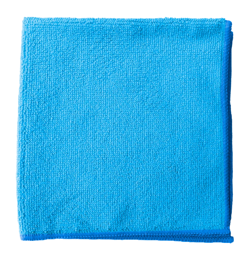 LAVETTE BOUCLEE MICROFIBRE TECHLINE 38X38CM BLEU X5