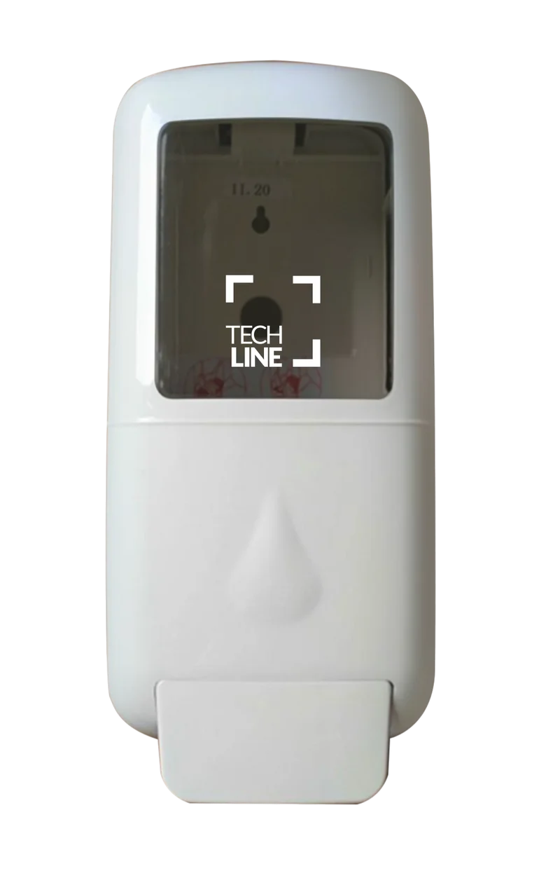 DISTRIBUTEUR MANUEL LOTION TECHLINE BLANC 800ML