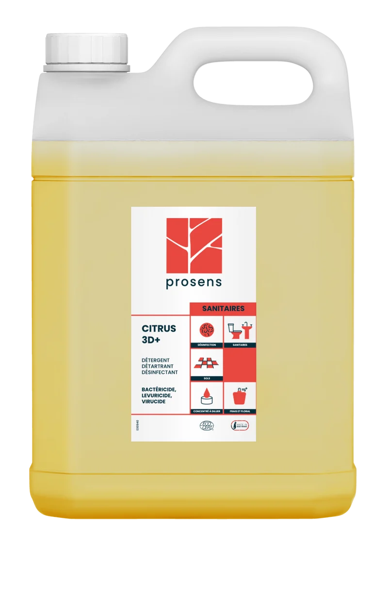 DETARTRANT DESINFECTANT CITRUS 3D+ ECOCERT 5L