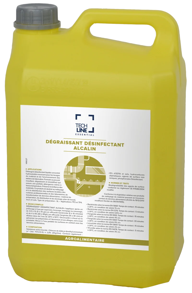 DEGRAISSANT DESINFECTANT TECHLINE 5KG