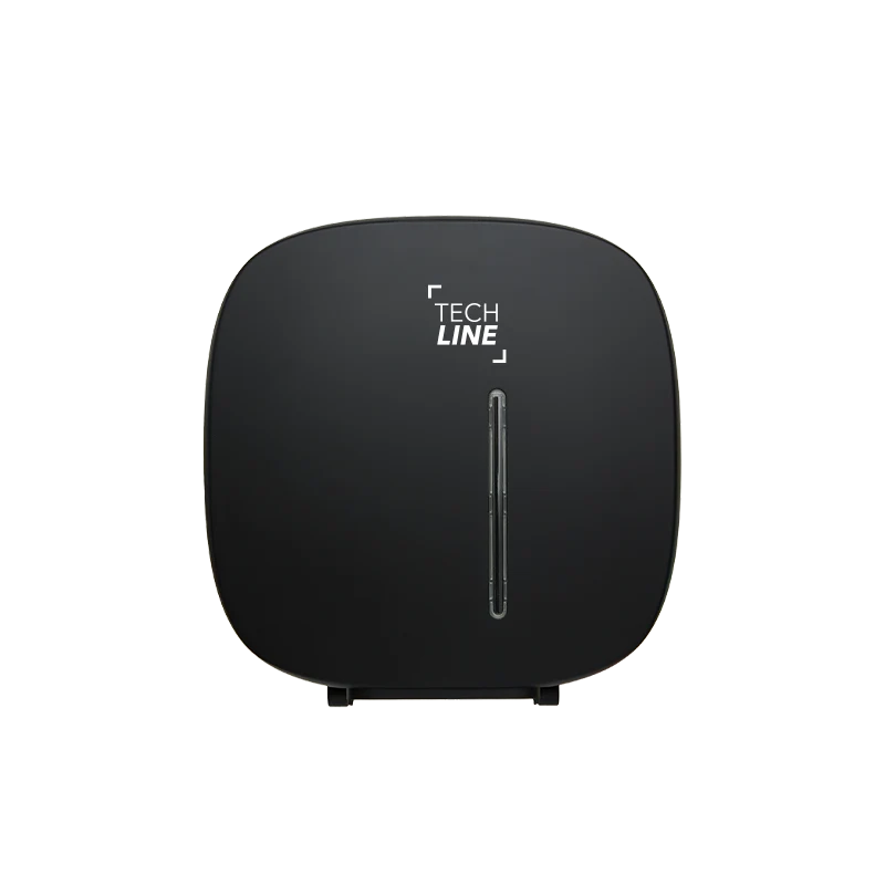 DISTRIBUTEUR DE PAPIER TOILETTE MINI JUMBO TECHLINE NOIR