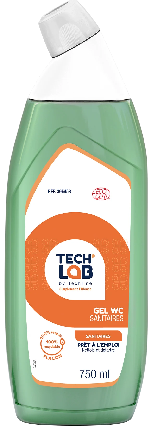 GEL WC TECH'LAB ECOCERT 750ML