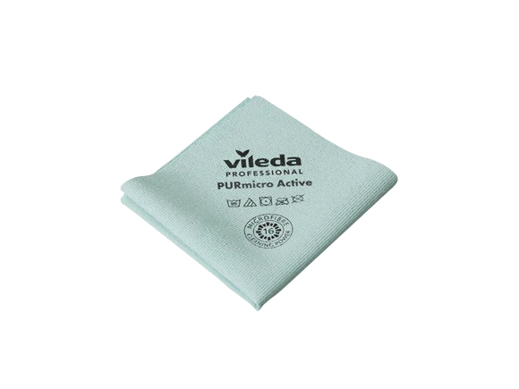 LAVETTE TISSEE PURMICRO 38X35CM VERT VILEDA X5