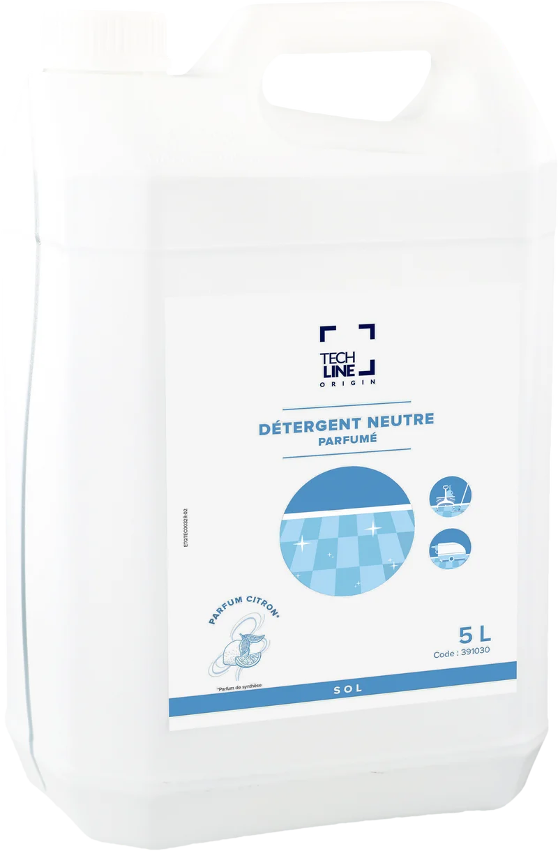 DETERGENT SOLS NEUTRE CITRON TECHLINE 5L