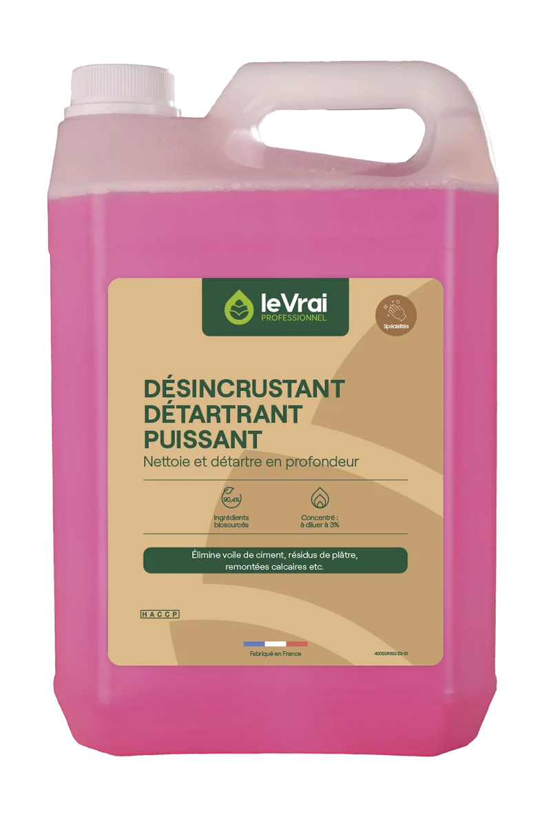 DESINCRUSTANT SOLS APRES TRAVAUX LE VRAI PROFESSIONNEL 5L