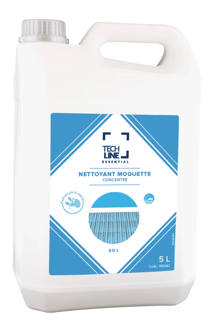 NETTOYANT MOQUETTES INJECTION EXTRACTION TECHLINE 5L