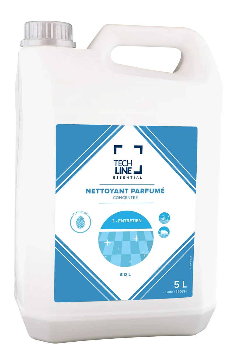 NETTOYANT SOLS PARFUM PIN TECHLINE 5L