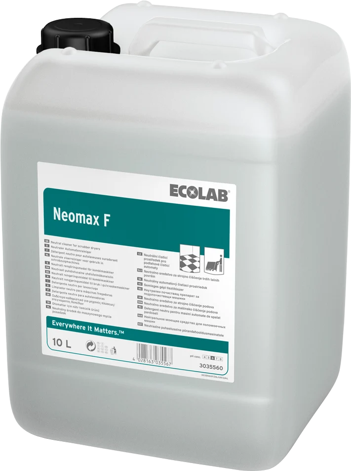 DETERGENT AUTOLAVEUSE NEUTRE NEOMAX F ECOLAB 10L