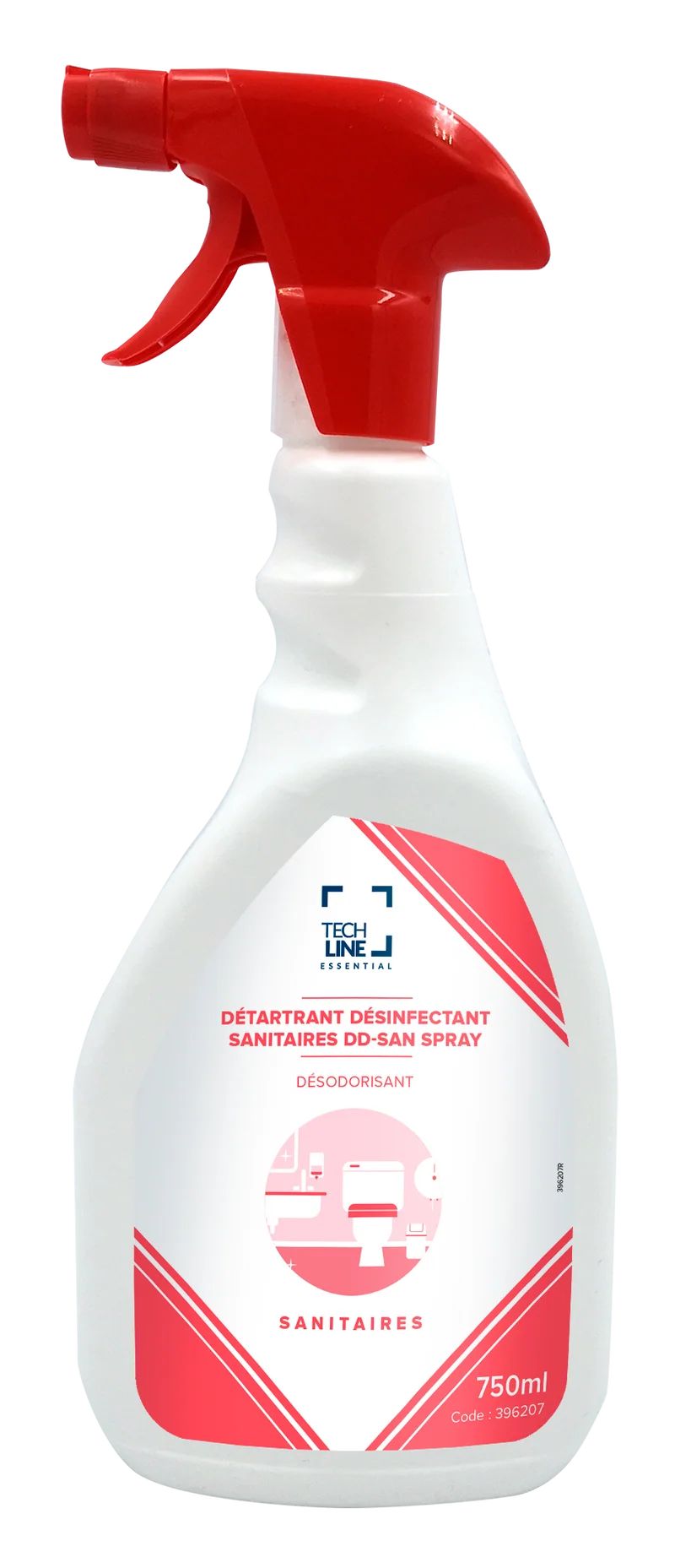 DETARTRANT DESINFECTANT SANITAIRES DD-SAN TECHLINE 750ML