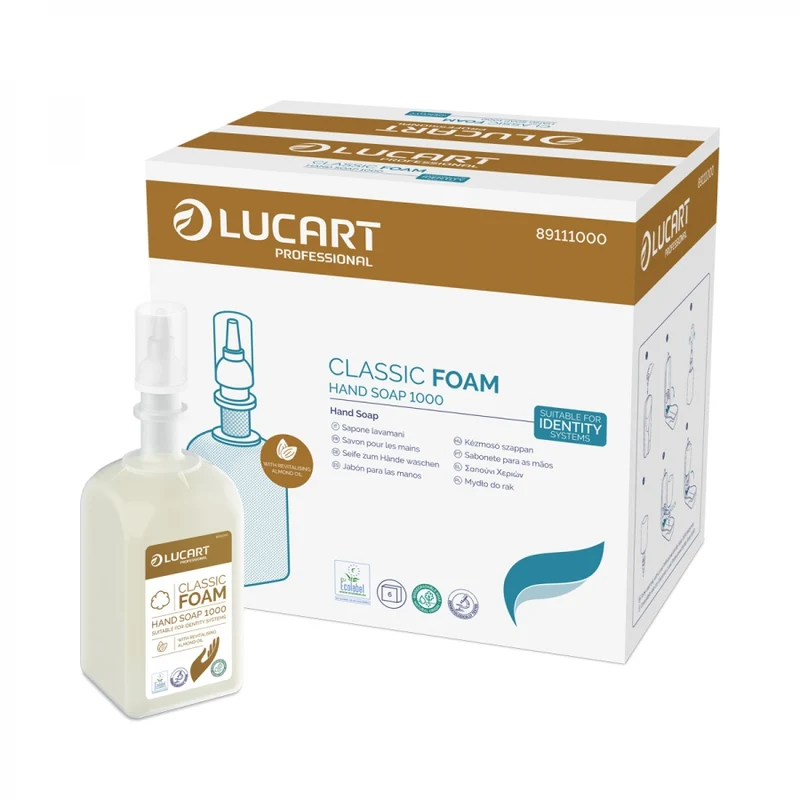 SAVON MOUSSE PARFUME CLASSIC FOAM CARTOUCHE 1L X6