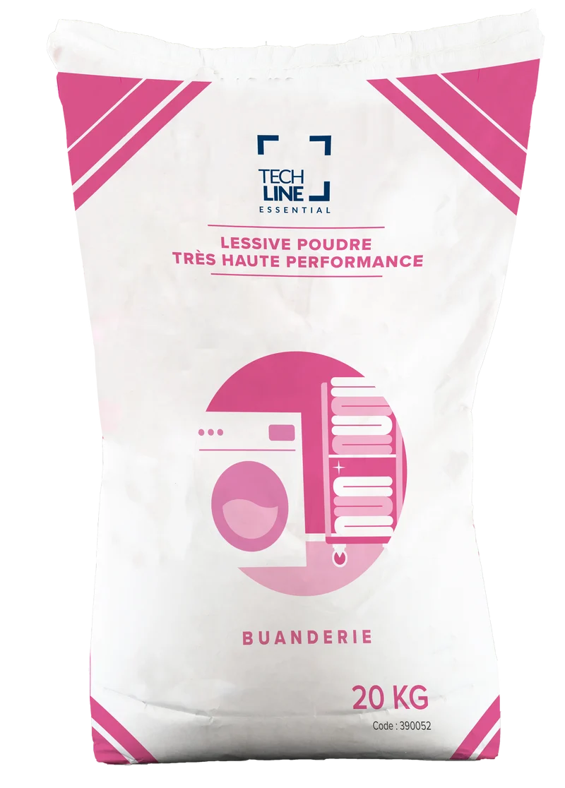 LESSIVE POUDRE TRES HAUTE PERFORMANCE TECHLINE 20KG